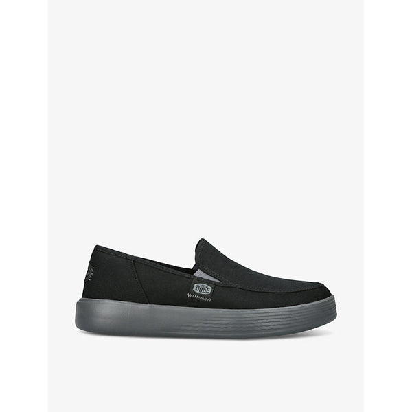 Mens Hey Dude Sunapee canvas slip-on trainers