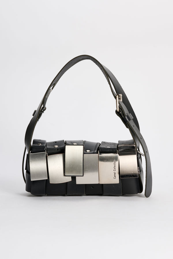 Hodakova Buckle Baguette Bag Black
