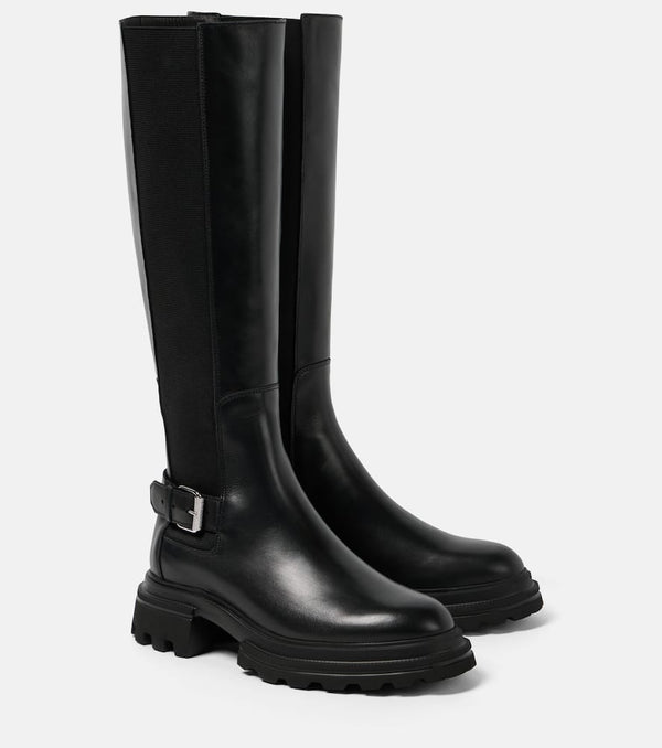 Hogan Benisa leather knee-high boots