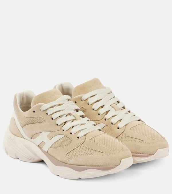 Hogan Hogan H665 suede-trimmed sneakers