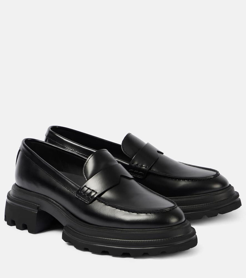 Hogan Luxor leather loafers