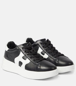 Hogan Rebel leather platform sneakers