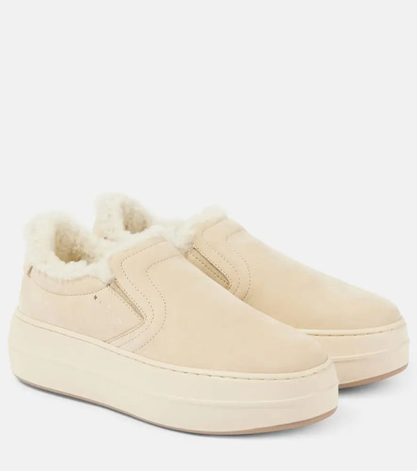 Hogan Skyscraper suede platform slip-on sneakers | LYBSTORE