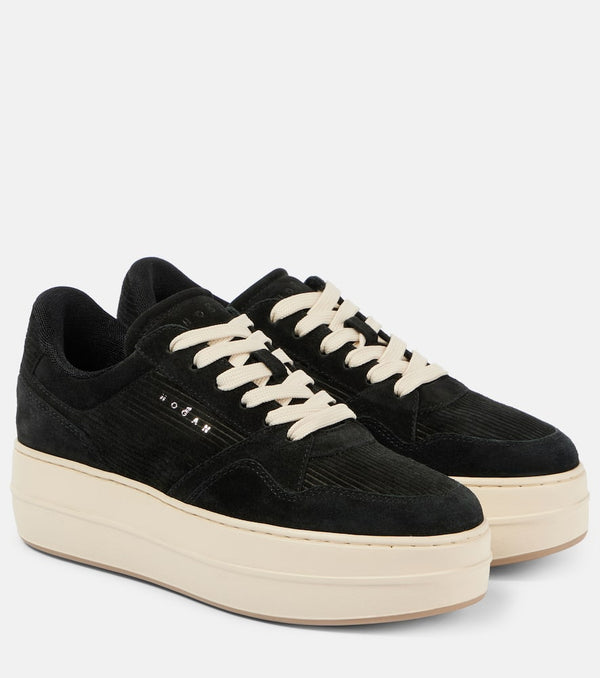 Hogan Skyscraper suede platform sneakers