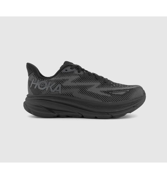 Hoka Clifton 9 Trainers Black Black F