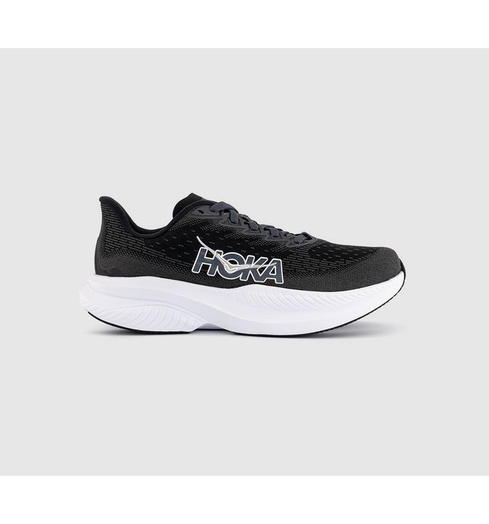 Hoka Mach 6 Trainers Black White F