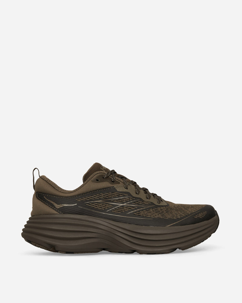 Hoka One One Stealth/Tech Bondi 8 Caged Sneakers Umber / Deep Umber