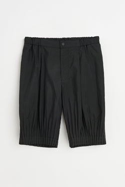 Homme Plissé Issey Miyake Cascade Shorts Black