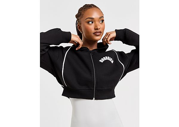 Hoodrich Degree Crop Full Zip Hoodie Black