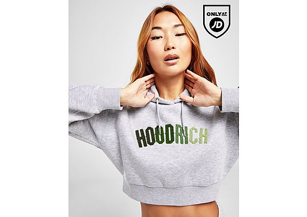 Hoodrich Kraze Crop Hoodie Grey