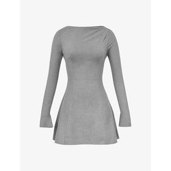 Womens House Of Cb Angelique long-sleeved stretch-woven mini dress