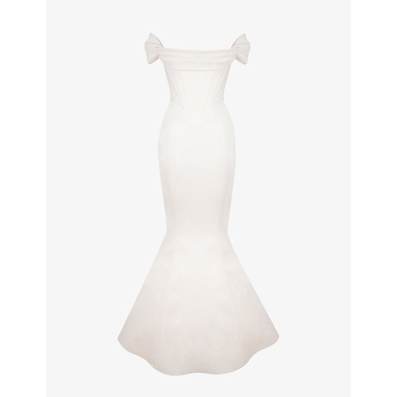 House Of Cb Antoinette tulle and satin wedding dress | LYBSTORE