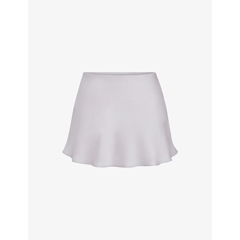 Womens House Of Cb Malala low-rise stretch-satin mini skirt