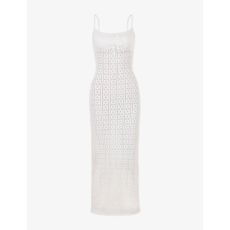 House Of Cb Myla drawstring woven maxi dress | LYBSTORE