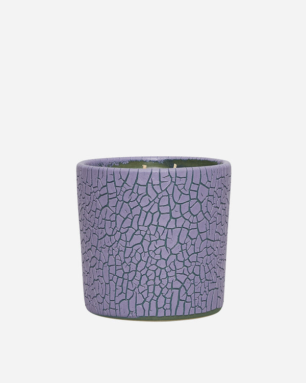 Houseplant Crackle Candle By Seth Purple