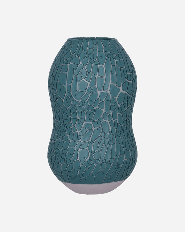 Houseplant Crackle Vase By Seth Light Blue