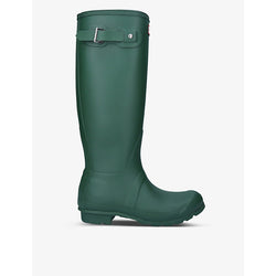 Womens Hunter Original Tall vulcanised natural rubber wellington boots