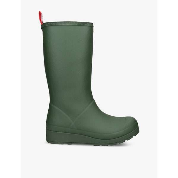 Womens Hunter Play Tall rubber wellington boots