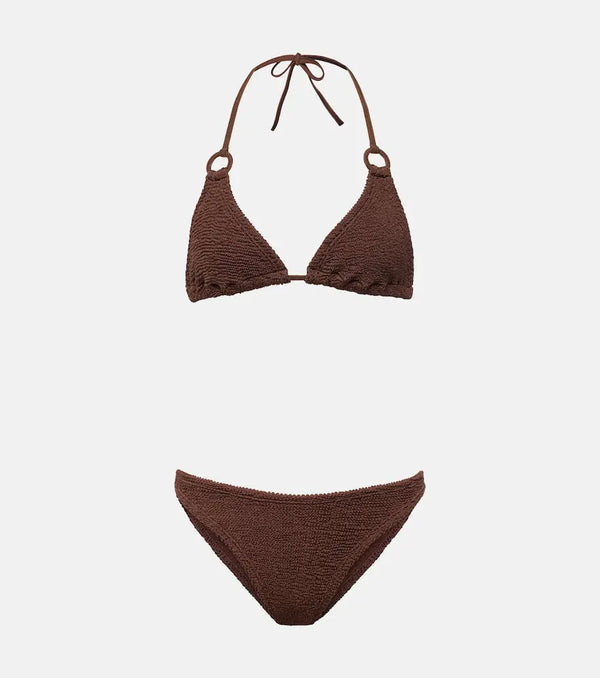 Hunza G Eva shirred bikini