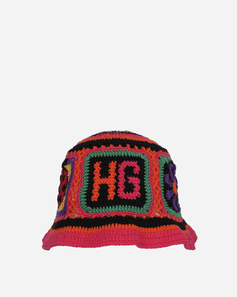 Hysteric Glamour HG Square Hand-Knitted Bucket Hat Black