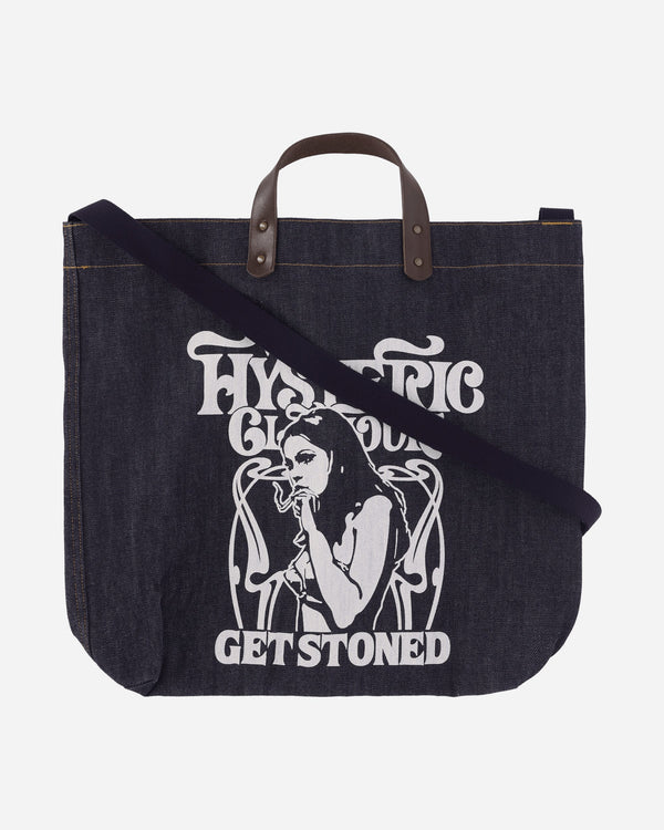 Hysteric Glamour Smoking Girl Tote Bag Indigo