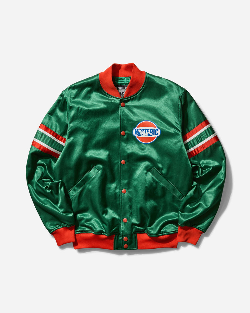 Hysteric Glamour Men s Hysteric Dust Stadium Jacket Green