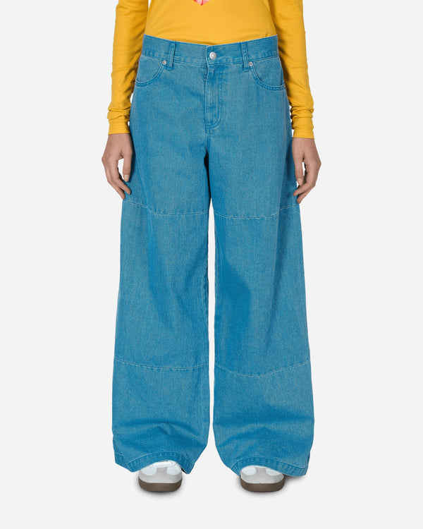 Hysteric Glamour Colored Denim Wide Pants Blue