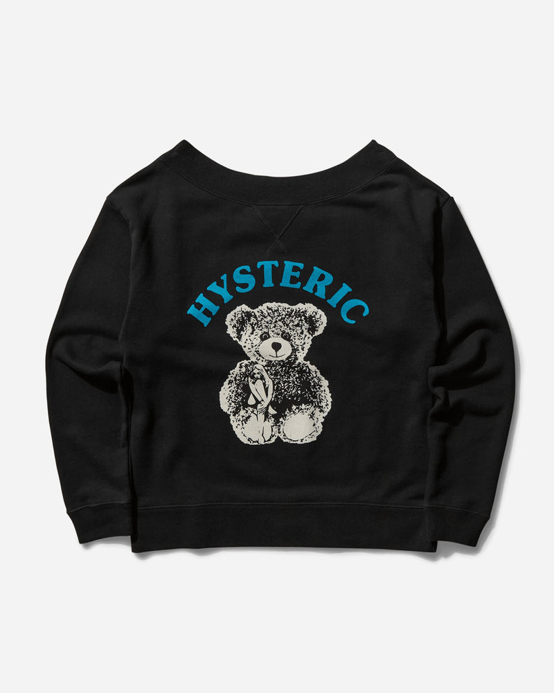 Hysteric Glamour Women s Girl On Bear Sweatshirt Black