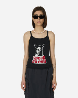 Hysteric Glamour Speak No Evil Tank Top Black