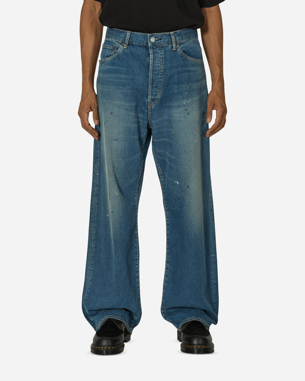 Hysteric Glamour WAP Processing Baggy Pants Indigo