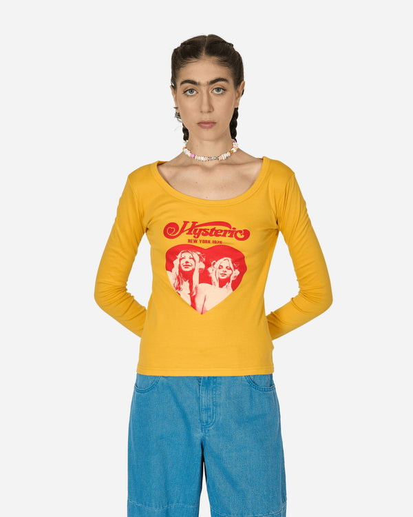 Hysteric Glamour Hysteric Heart Longsleeve T-Shirt Yellow