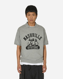 Hysteric Glamour Nashville Collared Sweatshirt Grey