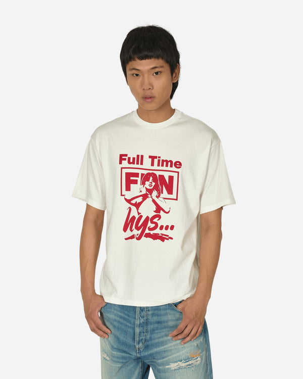 Hysteric Glamour Full Time Fun T-Shirt Dirty White