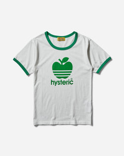 Hysteric Glamour Women s Big Apple T-Shirt White / Green