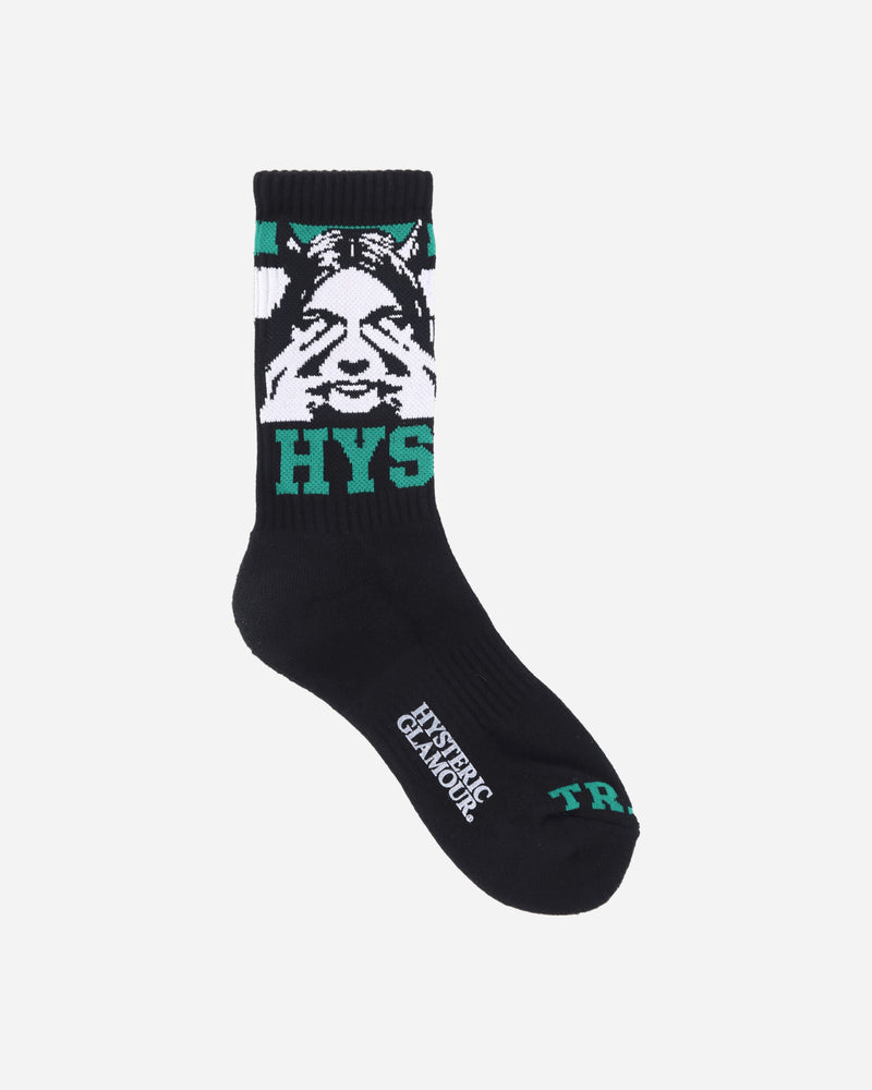 Hysteric Glamour See No Evil Socks Black