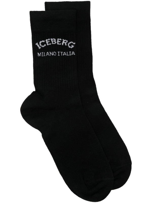 Iceberg Logo Socks