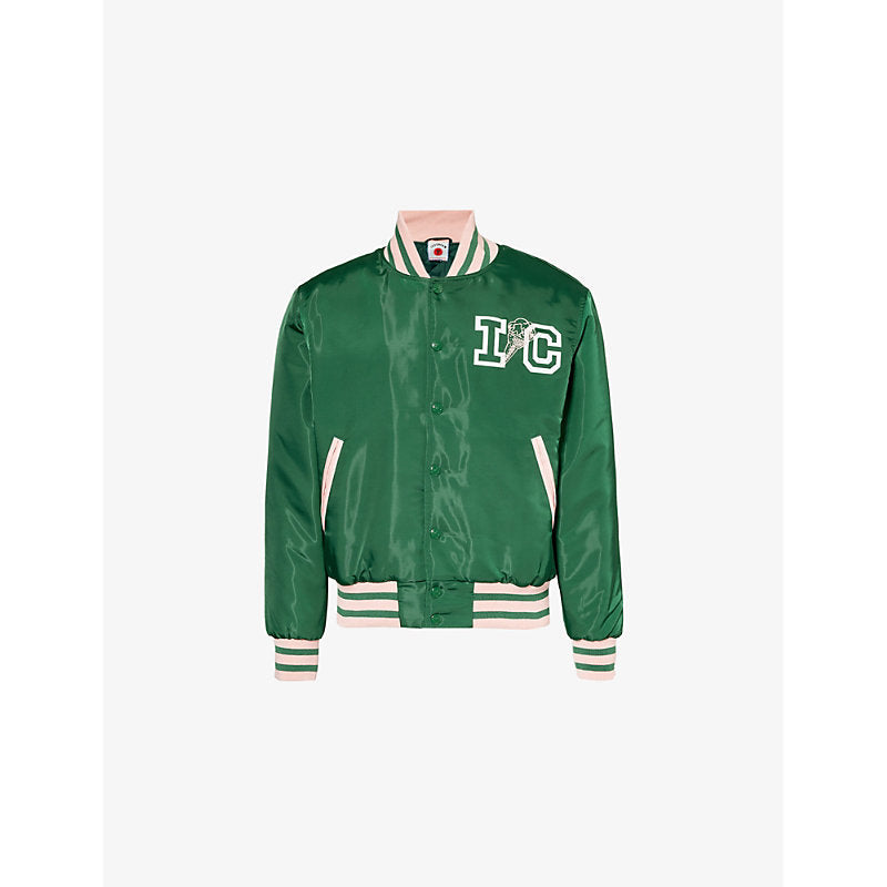 Mens Icecream Embroidered satin jacket