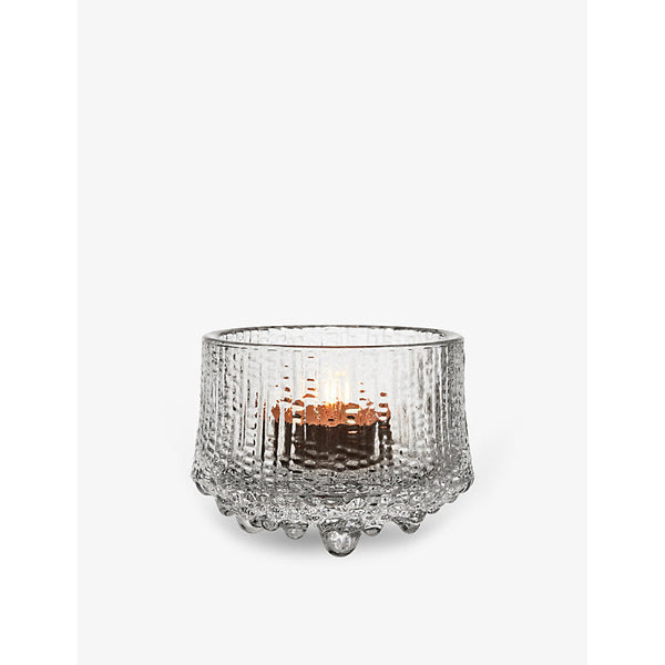 Iittala Ultima Thule glass tealight holder 6.5cm | LYBSTORE