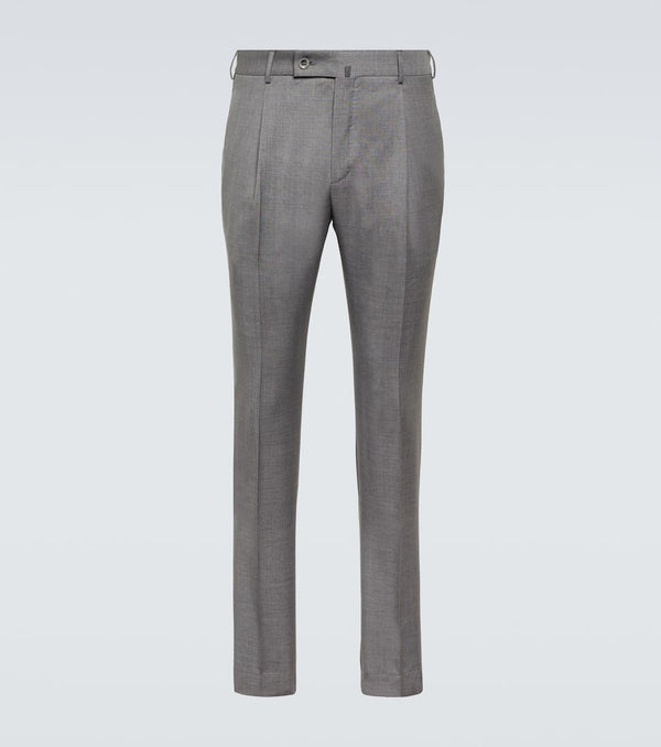 Incotex Virgin wool slim pants