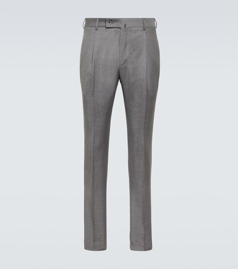 Incotex Virgin wool slim pants | LYBSTORE