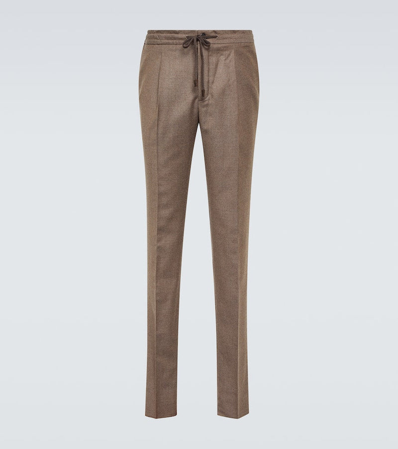 Incotex Virgin wool tapered pants | LYBSTORE