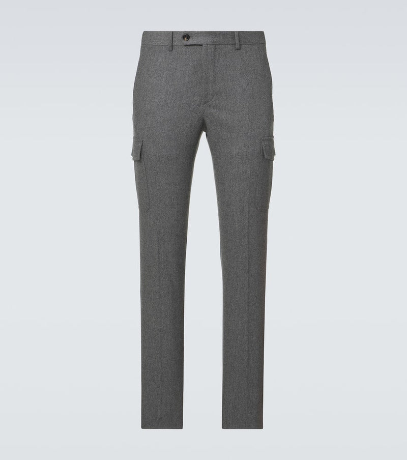 Incotex Wool and cashmere tapered pants