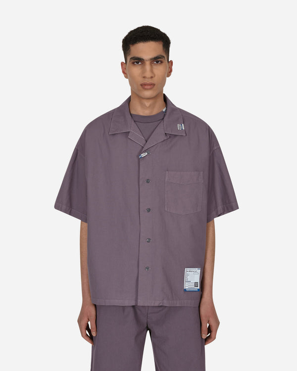 in・stru(men-tal) Oxford Shortsleeve Shirt Purple