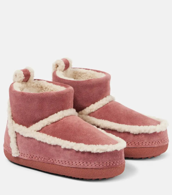 Inuikii Classic shearling-trimmed suede snow boots | LYBSTORE