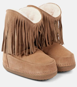 Inuikii Cowboy Fringes leather snow boots