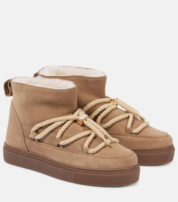 Inuikii Shearling-lined suede ankle boots | LYBSTORE