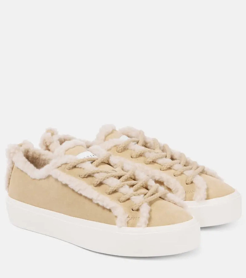 Inuikii Shearling-lined suede sneakers | LYBSTORE