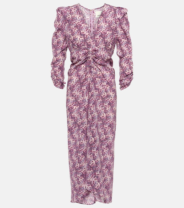 Isabel Marant Albini printed silk-blend midi dress