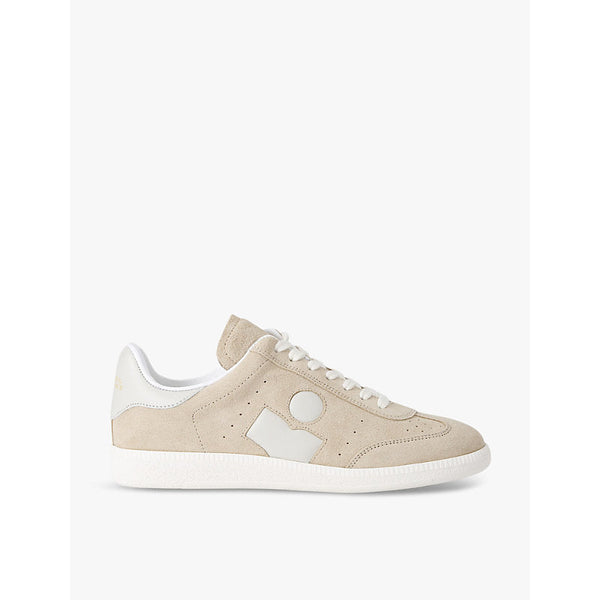 Isabel Marant Bryce branded suede trainers | LYBSTORE