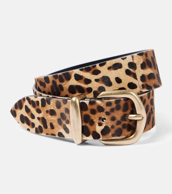 Isabel Marant Dela calf hair belt | LYBSTORE